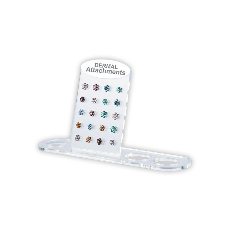 Acrylic Dermal Attachments Stand For 20pcs Acrylic Dermal Attachments Stand For 20pcs