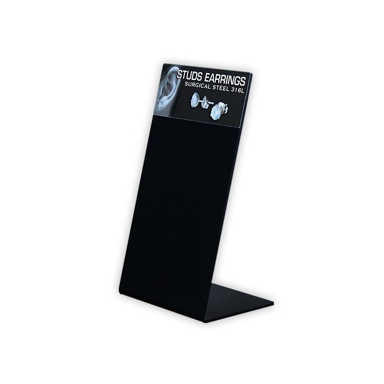 Acrylic Stand For Ear Studs (36 Pair) 10x18cm Acrylic Stand For Ear Studs (36 Pair) 10x18cm
