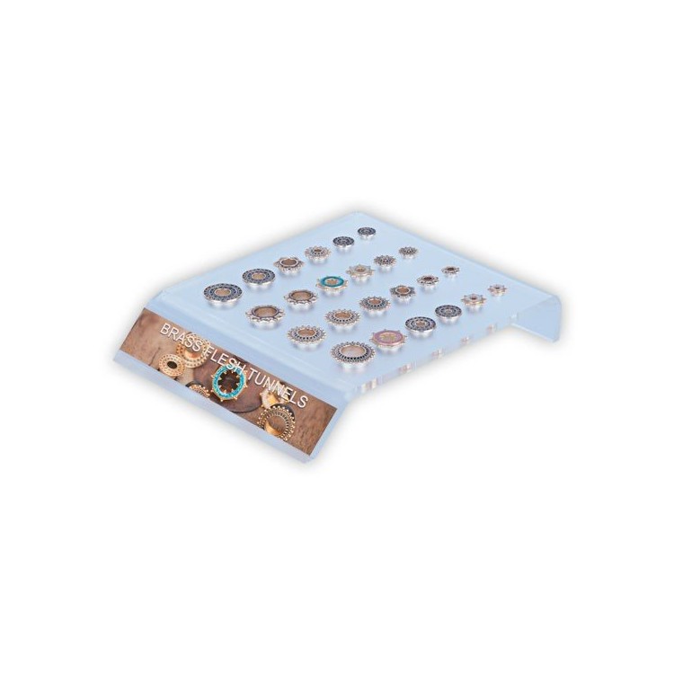 Acrylic Stand For 24pcs Flesh Tunnels Acrylic Stand For 24pcs Flesh Tunnels