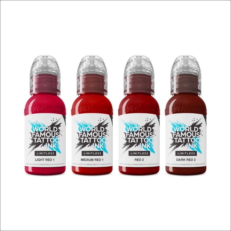 SHADES OF RED Collection - World Famous Limitless - 4x30ml - Conforme REACH