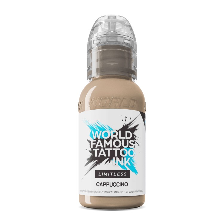 CAPPUCCINO - World Famous Limitless - 30ml - Colore Tattoo REACH CAPPUCCINO - World Famous Limitless - 30ml - Colore Tattoo REACH