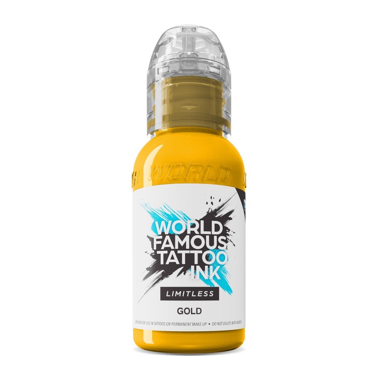 GOLD - World Famous Limitless - 30ml - Colore Tattoo REACH GOLD - World Famous Limitless - 30ml - Colore Tattoo REACH