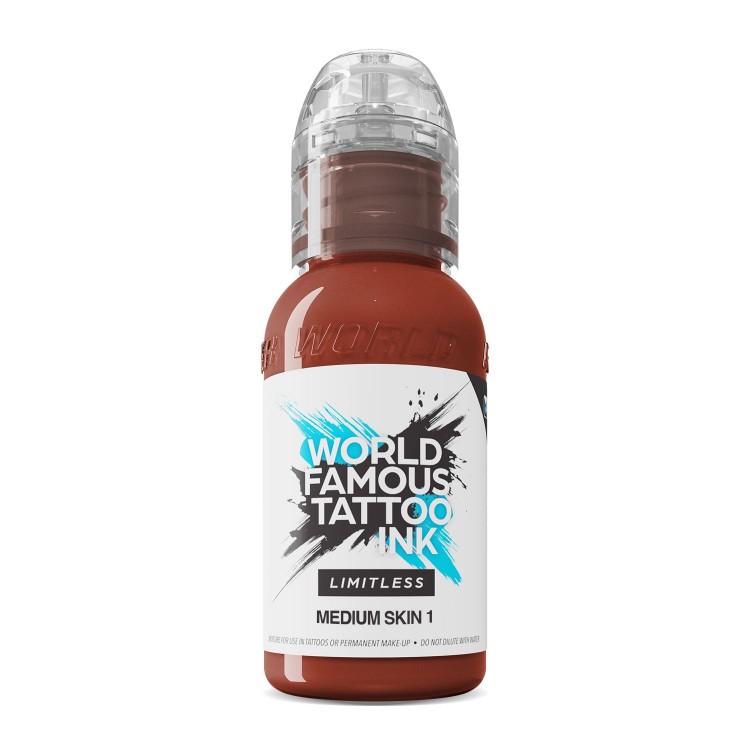 MEDIUM SKIN 1 - World Famous Limitless - 30ml - Colore Tattoo REACH MEDIUM SKIN 1 - World Famous Limitless - 30ml - Colore Tattoo REACH