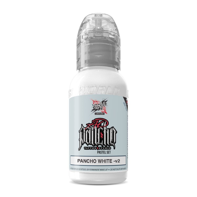 PANCHO WHITE V2 - World Famous Limitless - 30ml - Colore Tattoo REACH PANCHO WHITE V2 - World Famous Limitless - 30ml - Colore Tattoo REACH