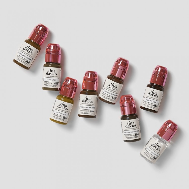 Tina Davies I LOVE INK Set - Perma Blend Luxe - 8x15ml - Pigmenti PMU REACH Tina Davies I LOVE INK Set - Perma Blend Luxe - 8x15ml - Pigmenti PMU REACH