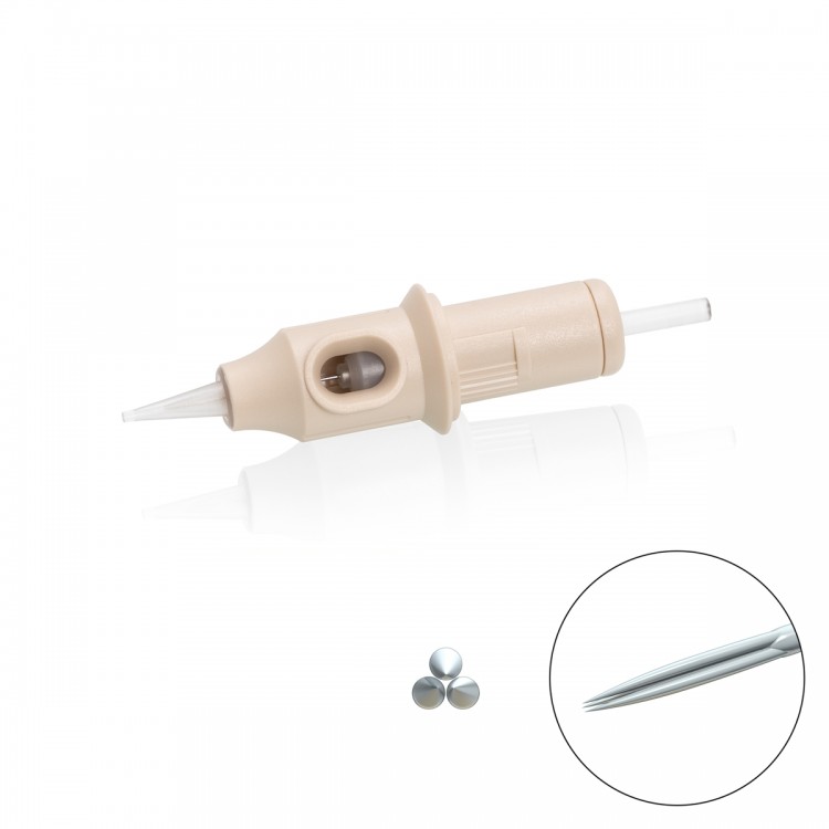 03 RL (Round Liner) 0,25mm - Long Taper - Cartucce Biotek Universali - Aghi PMU - 20pz 03 RL (Round Liner) 0,25mm - Long Taper - Cartucce Biotek Universali - Aghi PMU - 20pz