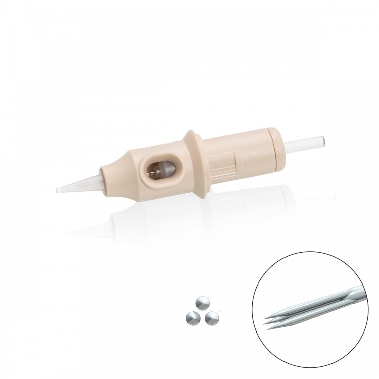 03 RS (Round Shader) 0,30mm - Medium Taper - Cartucce Biotek Universali - Aghi PMU - 20pz 03 RS (Round Shader) 0,30mm - Medium Taper - Cartucce Biotek Universali - Aghi PMU - 20pz