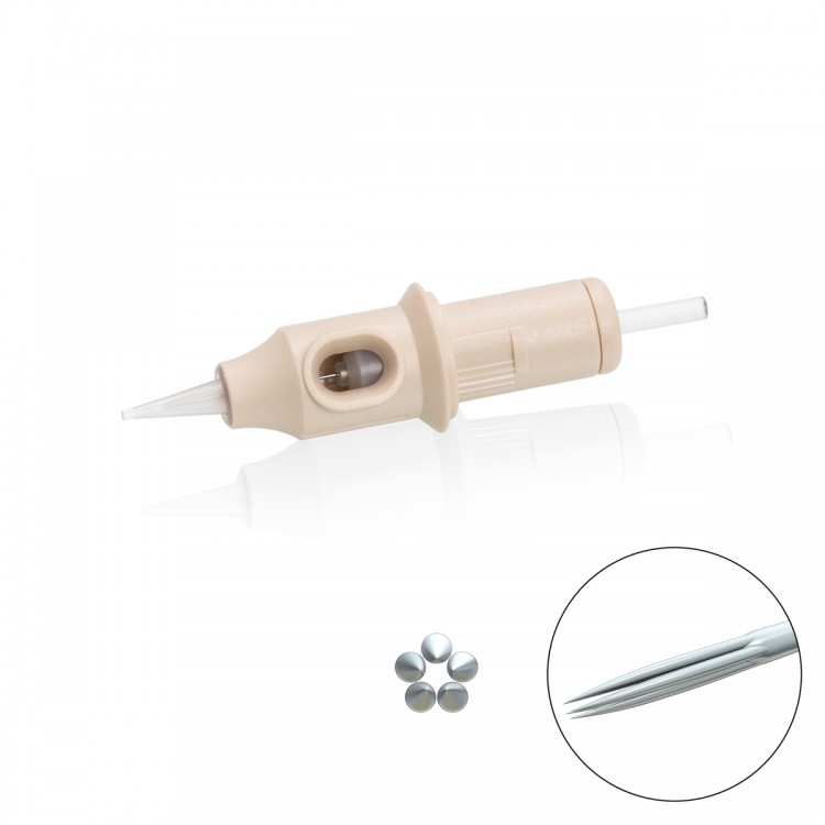 05 RL (Round Liner) 0,25mm - Long Taper - Cartucce Biotek Universali - Aghi PMU - 20pz 05 RL (Round Liner) 0,25mm - Long Taper - Cartucce Biotek Universali - Aghi PMU - 20pz
