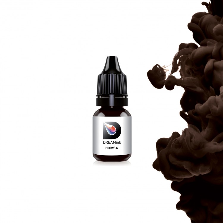 BROWS 6 Marrone Molto Scuro - Dreamink - 10ml - Conforme REACH BROWS 6 Marrone Molto Scuro - Dreamink - 10ml - Conforme REACH