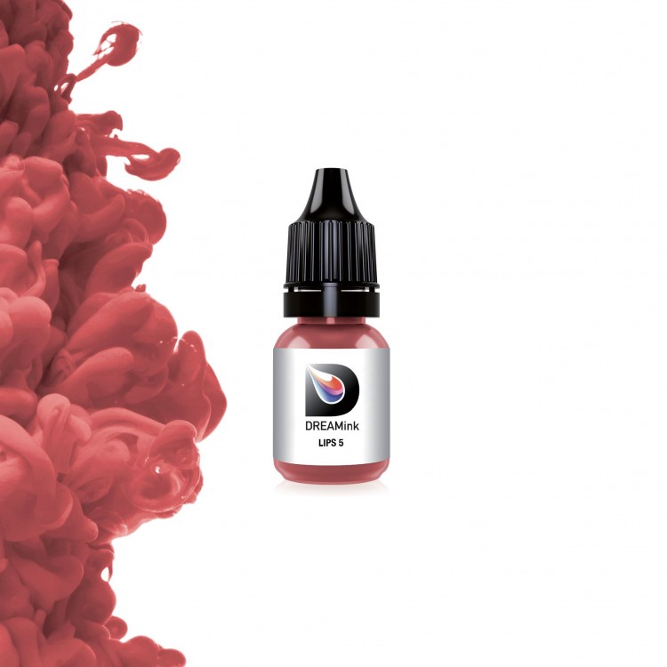 LIPS 5 Rosso Intenso - Dreamink - 10ml - Pigmento PMU REACH LIPS 5 Rosso Intenso - Dreamink - 10ml - Pigmento PMU REACH
