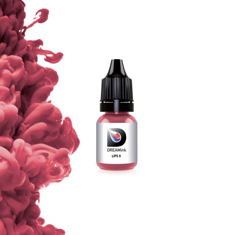 LIPS 9 Rosa Scuro Tenue - Dreamink - 10ml - Conforme REACH LIPS 9 Rosa Scuro Tenue - Dreamink - 10ml - Conforme REACH