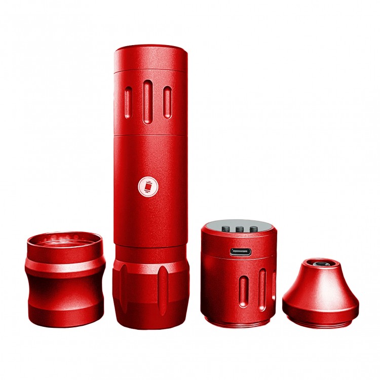 Dormouse KREA Wireless Pen - Corsa 4.0 mm - Shiny Red - Macchinetta Wireless Tattoo Pen Dormouse KREA Wireless Pen - Corsa 4.0 mm - Shiny Red - Macchinetta Wireless Tattoo Pen