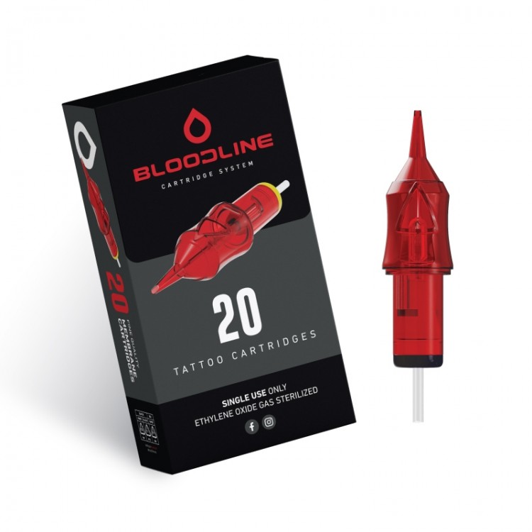 05 RL (Round Liner) - Long Taper - Cartucce BodySupply Bloodline - Aghi Tattoo - 20pz 05 RL (Round Liner) - Long Taper - Cartucce BodySupply Bloodline - Aghi Tattoo - 20pz