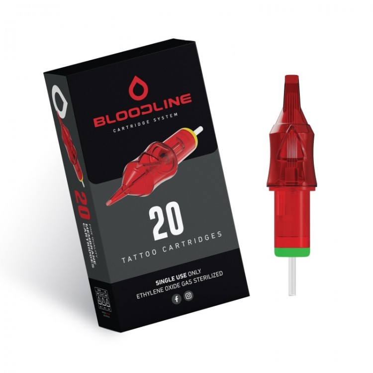 05 MG (Magnum) 0,35mm - Long Taper - Cartucce BodySupply Bloodline - Aghi Tattoo - 20pz 05 MG (Magnum) 0,35mm - Long Taper - Cartucce BodySupply Bloodline - Aghi Tattoo - 20pz