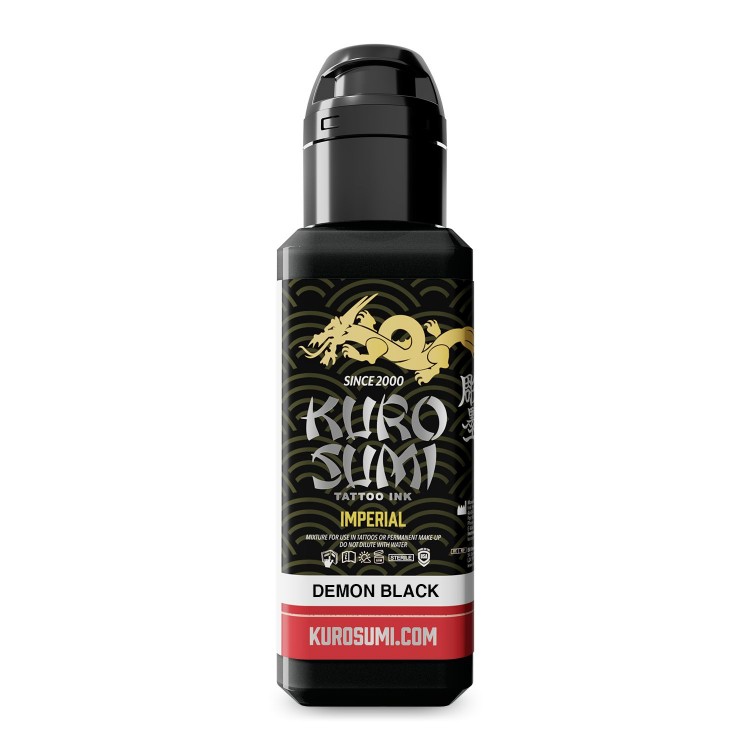 DEMON BLACK - Kuro Sumi Imperial - 44ml - Colore Tattoo REACH DEMON BLACK - Kuro Sumi Imperial - 44ml - Colore Tattoo REACH