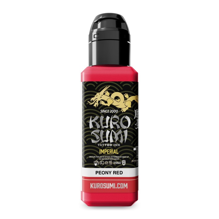 PEONY RED - Kuro Sumi Imperial - 44ml - Conforme REACH