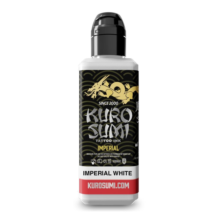 WHITE - Kuro Sumi Imperial - 88ml - Colore Tattoo REACH WHITE - Kuro Sumi Imperial - 88ml - Colore Tattoo REACH