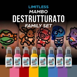 The MAMBO DESTRUTTURATO Family Set - World Famous Limitless - 8x30ml - Conforme REACH