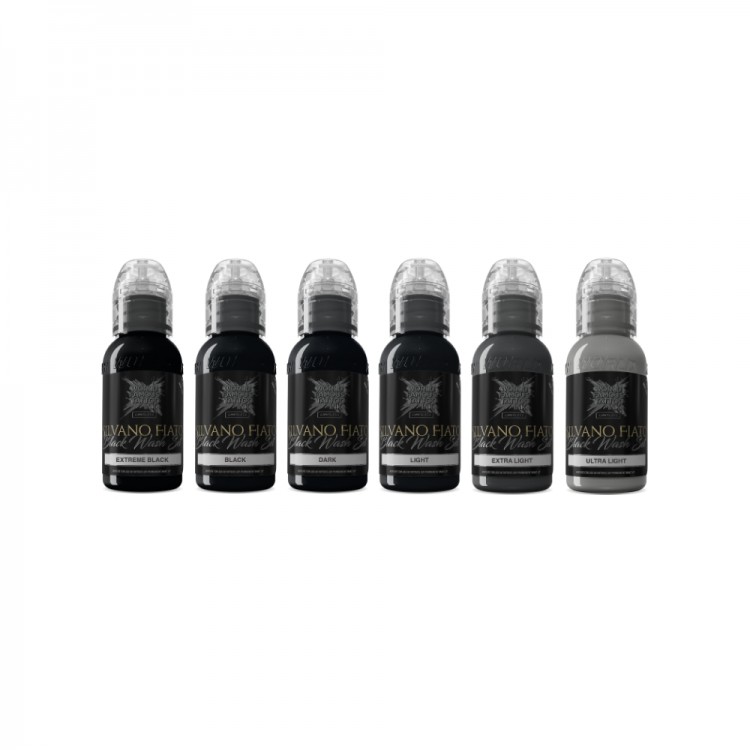 Silvano Fiato BLACKWASH Set - World Famous Limitless - 6x30ml - Conforme REACH