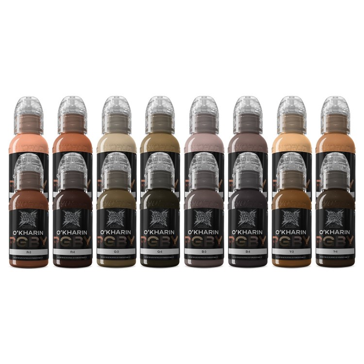 Sasha O'Kharin RGBY Set - World Famous Limitless - 16x30ml - Conforme REACH