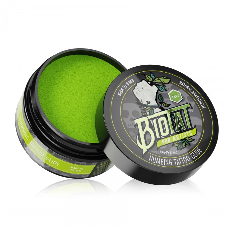 BIOTAT Natural Numbing Tattoo Glide - Envy - 100g BIOTAT Natural Numbing Tattoo Glide - Envy - 100g