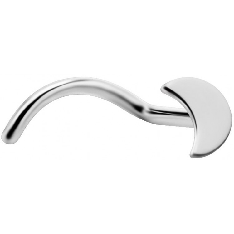 TT NOSE STUDS MOON 0,8mm (3mm) TT NOSE STUDS MOON 0,8mm (3mm)