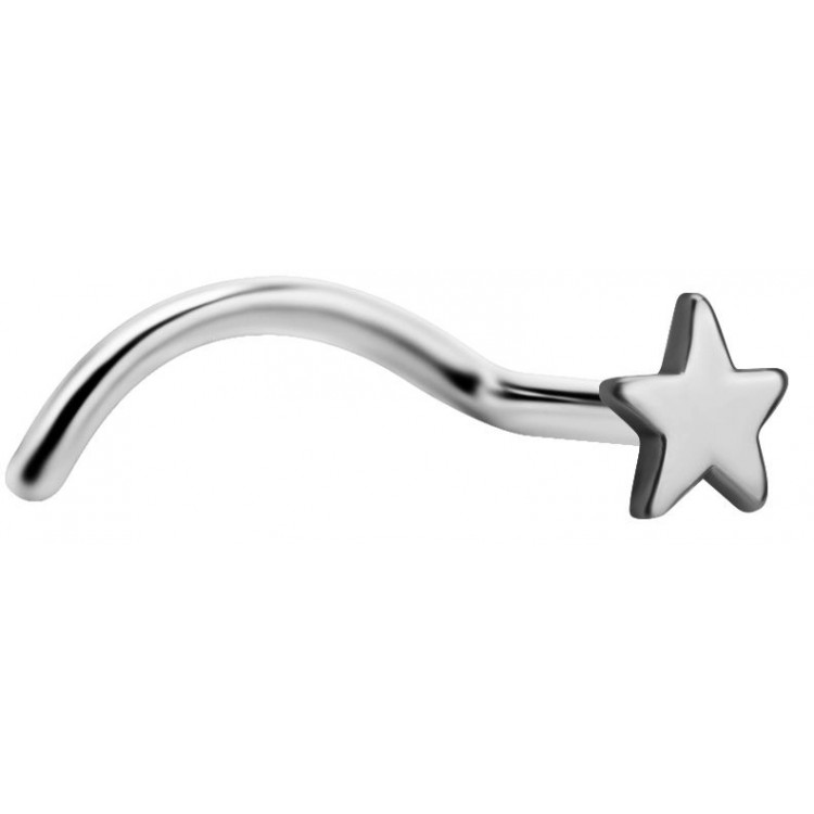 TT NOSE STUDS STAR 0,8mm (3mm) TT NOSE STUDS STAR 0,8mm (3mm)