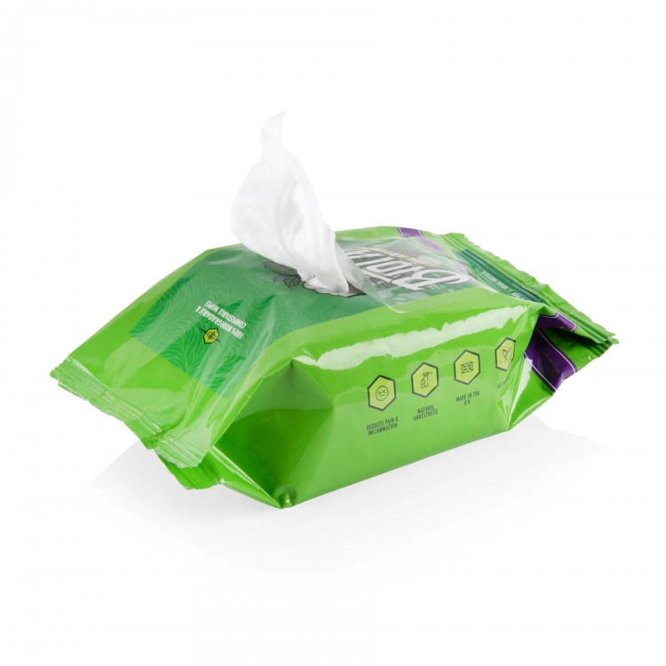 BIOTAT Numbing Green Soap Wipes - 40pz. BIOTAT Numbing Green Soap Wipes - 40pz.