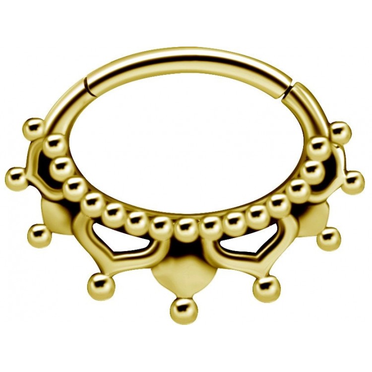 GD 316 HINGED SEPTUM & DAITH CLICKERS 1,2x6mm mod.8 GD 316 HINGED SEPTUM & DAITH CLICKERS 1,2x6mm mod.8