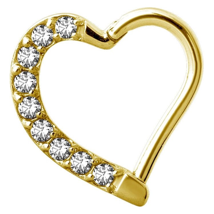 GD 316 JEWELLED HINGED HEART RING RIGHT GD 316 JEWELLED HINGED HEART RING RIGHT