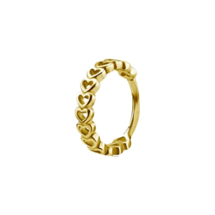 GD 316 HINGED RING (HEARTS) 1,2x12mm GD 316 HINGED RING (HEARTS) 1,2x12mm