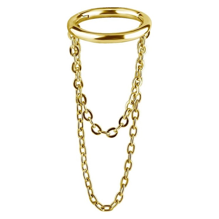 GD 316 CLICKER WITH DANGLE CHAINS 1,2x8mm GD 316 CLICKER WITH DANGLE CHAINS 1,2x8mm