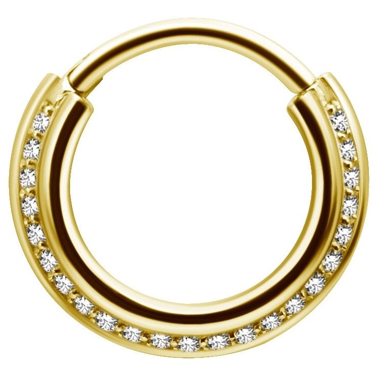 GD 316 TRIPLE SLANTED HINGED RING SET W. ZIRCONIA GD 316 TRIPLE SLANTED HINGED RING SET W. ZIRCONIA
