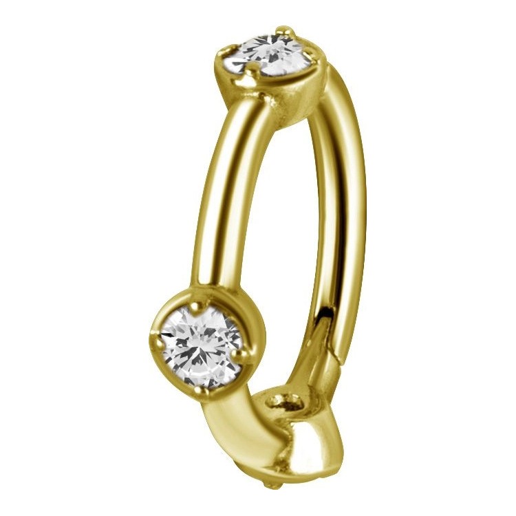 GD 316 HINGED RING SET W. ZIRCONIA GD 316 HINGED RING SET W. ZIRCONIA