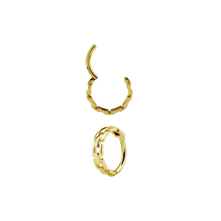 GD 316 HINGED CLICKER (CHAIN STYLE) 1,2x10mm GD 316 HINGED CLICKER (CHAIN STYLE) 1,2x10mm