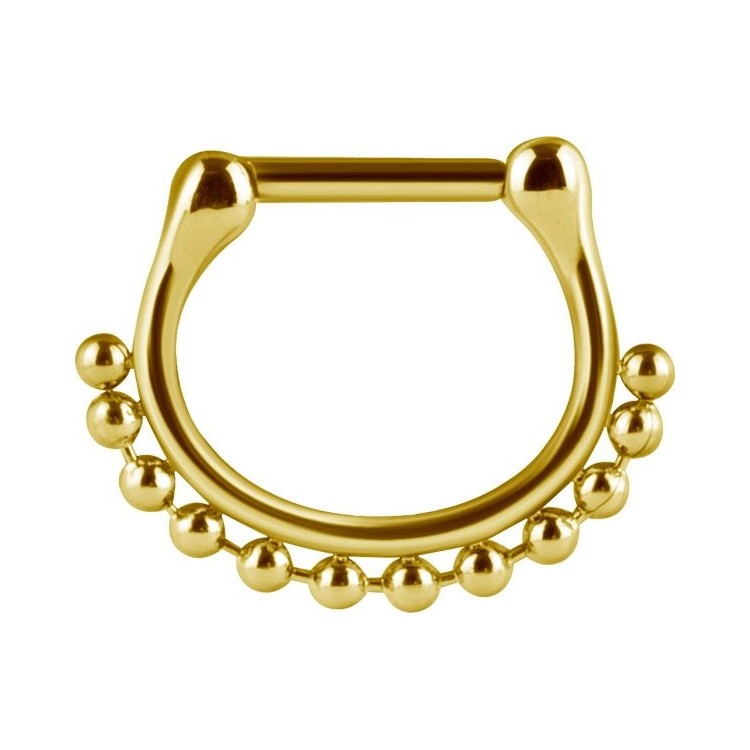 GD 316 SEPTUM CLICKERS SIDE BALL CHAIN 1,2x8mm GD 316 SEPTUM CLICKERS SIDE BALL CHAIN 1,2x8mm