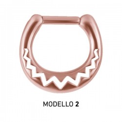 RG 316 SEPTUM CLICKERS AFRICAN PATTERN
