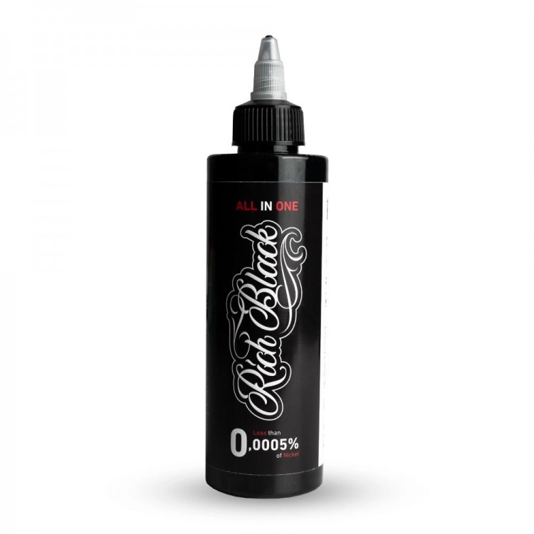RICH BLACK All-in-One - 0,0005% di Nichel - KillerBlack Ink - Conforme REACH RICH BLACK All-in-One - 0,0005% di Nichel - KillerBlack Ink - Conforme REACH