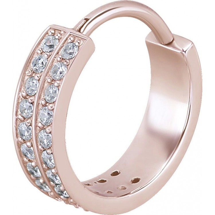 RG 316 HINGED RING (DOUBLE ROW) SET W. ZIRCONIA RG 316 HINGED RING (DOUBLE ROW) SET W. ZIRCONIA
