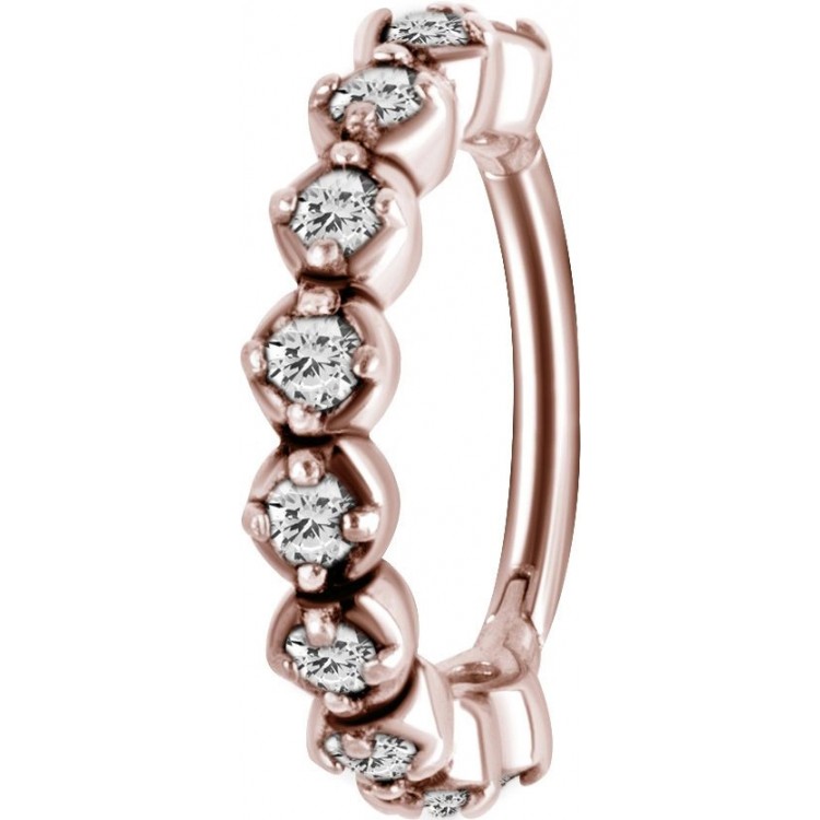 RG 316 HINGED RING W/ZIRCONIA mod.10