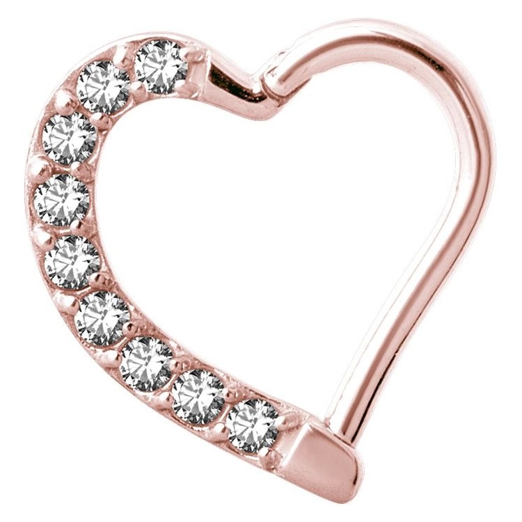 RG 316 JEWELLED HINGED HEART RING RIGHT
