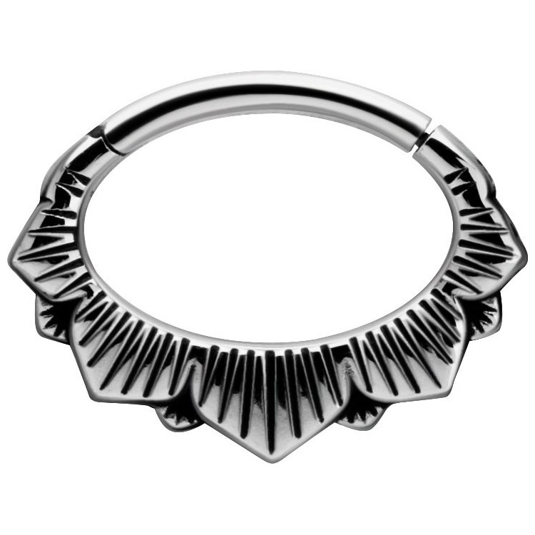 SS 316 HINGED SEPTUM & DAITH CLICKERS 1,2x6mm mod.7 SS 316 HINGED SEPTUM & DAITH CLICKERS 1,2x6mm mod.7
