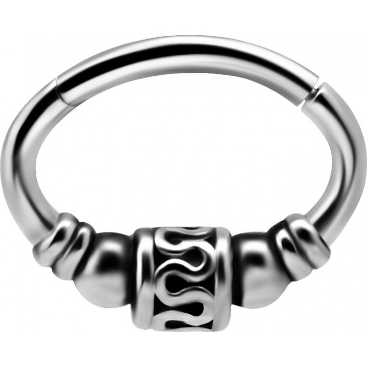 SS 316 HINGED SEPTUM & DAITH CLICKERS 1,2x6mm mod.12