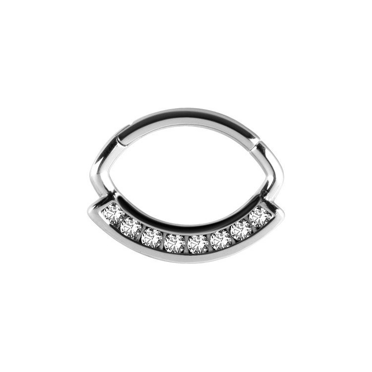 SS 316 HINGED SEPTUM/DAITH CLICKER 1,2x6mm WH mod. 01 SS 316 HINGED SEPTUM/DAITH CLICKER 1,2x6mm WH mod. 01