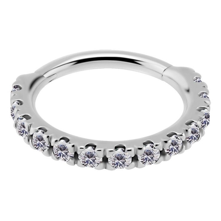 SS 316 HINGED RING SET with Jewels SS 316 HINGED RING SET with Jewels