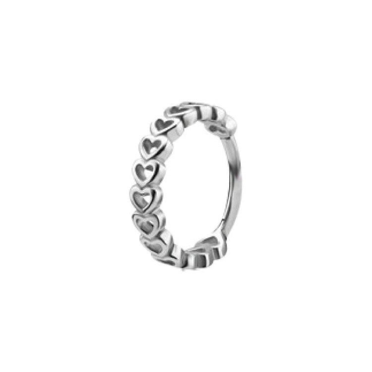 SS 316 HINGED RING (HEARTS) 1,2x12mm SS 316 HINGED RING (HEARTS) 1,2x12mm