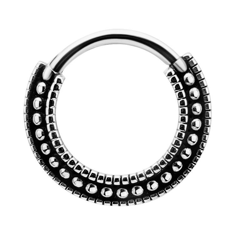 SS 316 HINGED TRIBAL CLICKER SS 316 HINGED TRIBAL CLICKER