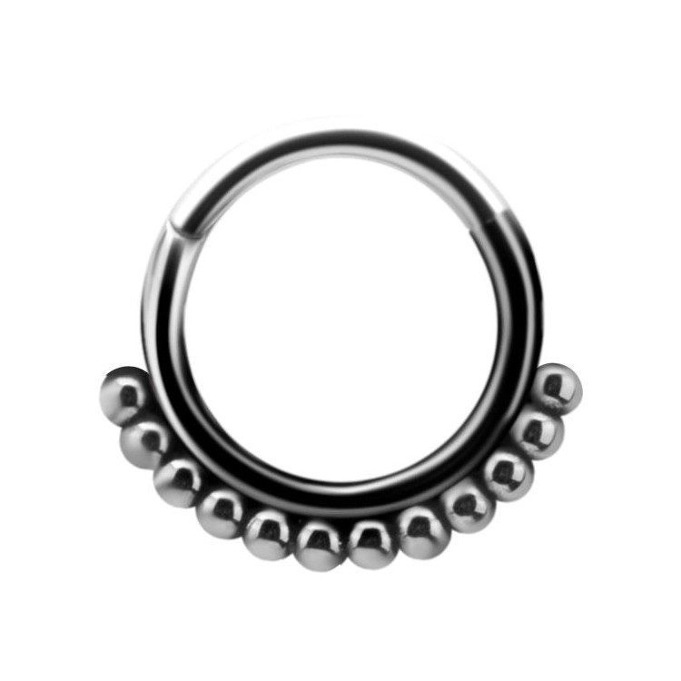 SS 316 HINGED TRIBAL CLICKER 1,2x8mm SS 316 HINGED TRIBAL CLICKER 1,2x8mm
