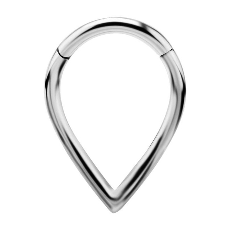 SS 316 PLAIN V SHAPED CLICKER 1,2x8mm SS 316 PLAIN V SHAPED CLICKER 1,2x8mm