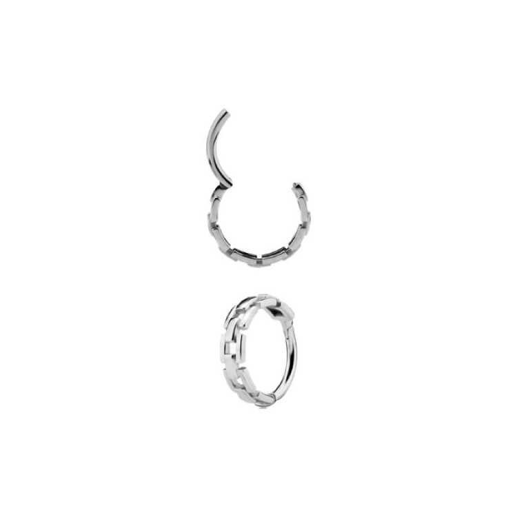 SS 316 HINGED CLICKER (CHAIN STYLE) 1,2x10mm SS 316 HINGED CLICKER (CHAIN STYLE) 1,2x10mm